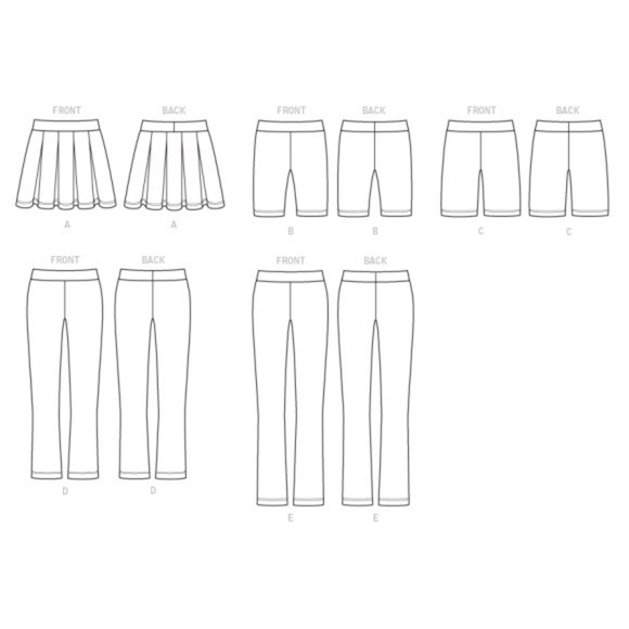 Vintage - Butterick 6460 Pattern - Pleated Skort, and Pull-On Shorts and Pants - Picture 9 of 9